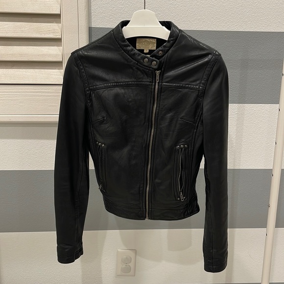 Levi’s Made & Crafted Jackets & Blazers - MADE & CRAFTED LEVI’S Leather Moto Jacket luxury World Denim Bar Los Angeles